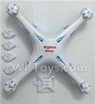 SYMA X5S X5SW X5SC Parts-01 Fuselage,Upper and bottom shell cover-White For SYMA X5S X5SC X5SC Quadcopter UFO parts
